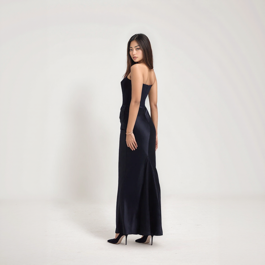 Fadel | Korsetti Mekko Elegantti – Maxi Pituus Ja Hienostunut Tyyli