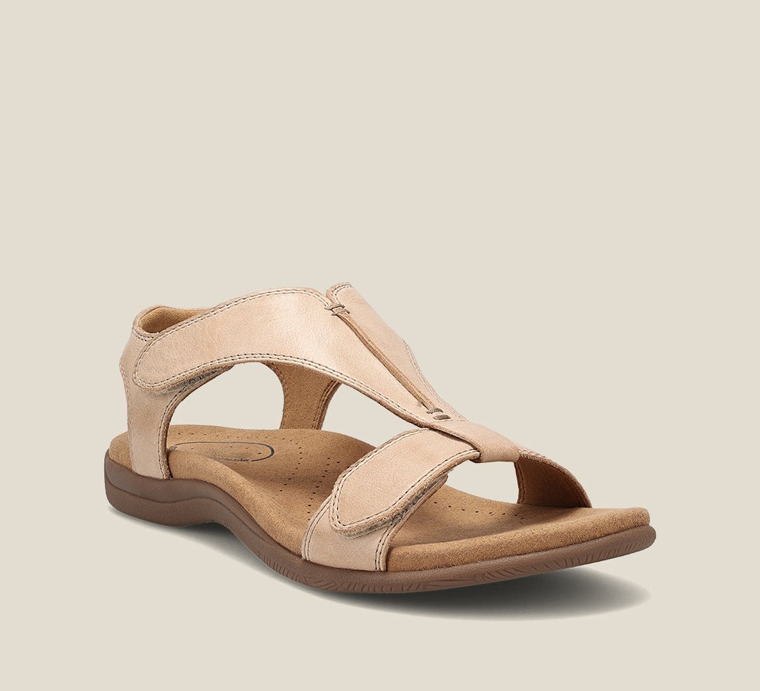 Lina | Sandaler Dam Med Bred Rem – Perfekta För Sommaren