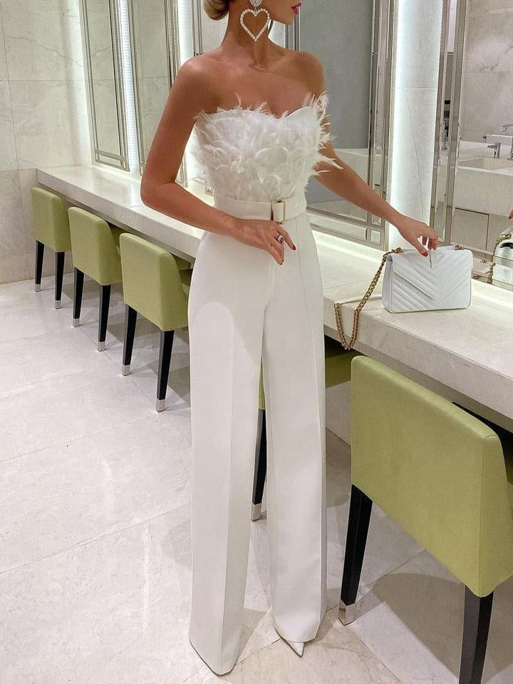 Indira | Elegantní kombinéza s přizpůsobeným topem