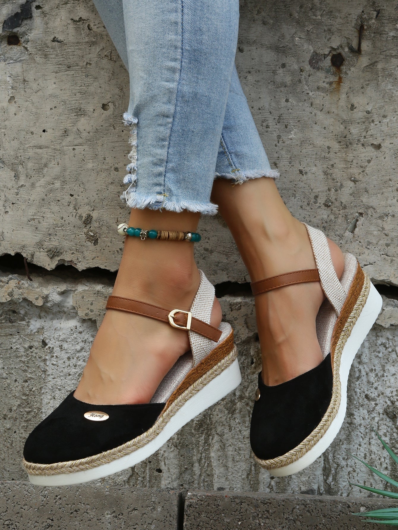 Lucie | Espadrilles de Tacón Cuadrado – Look Bohemio Chic