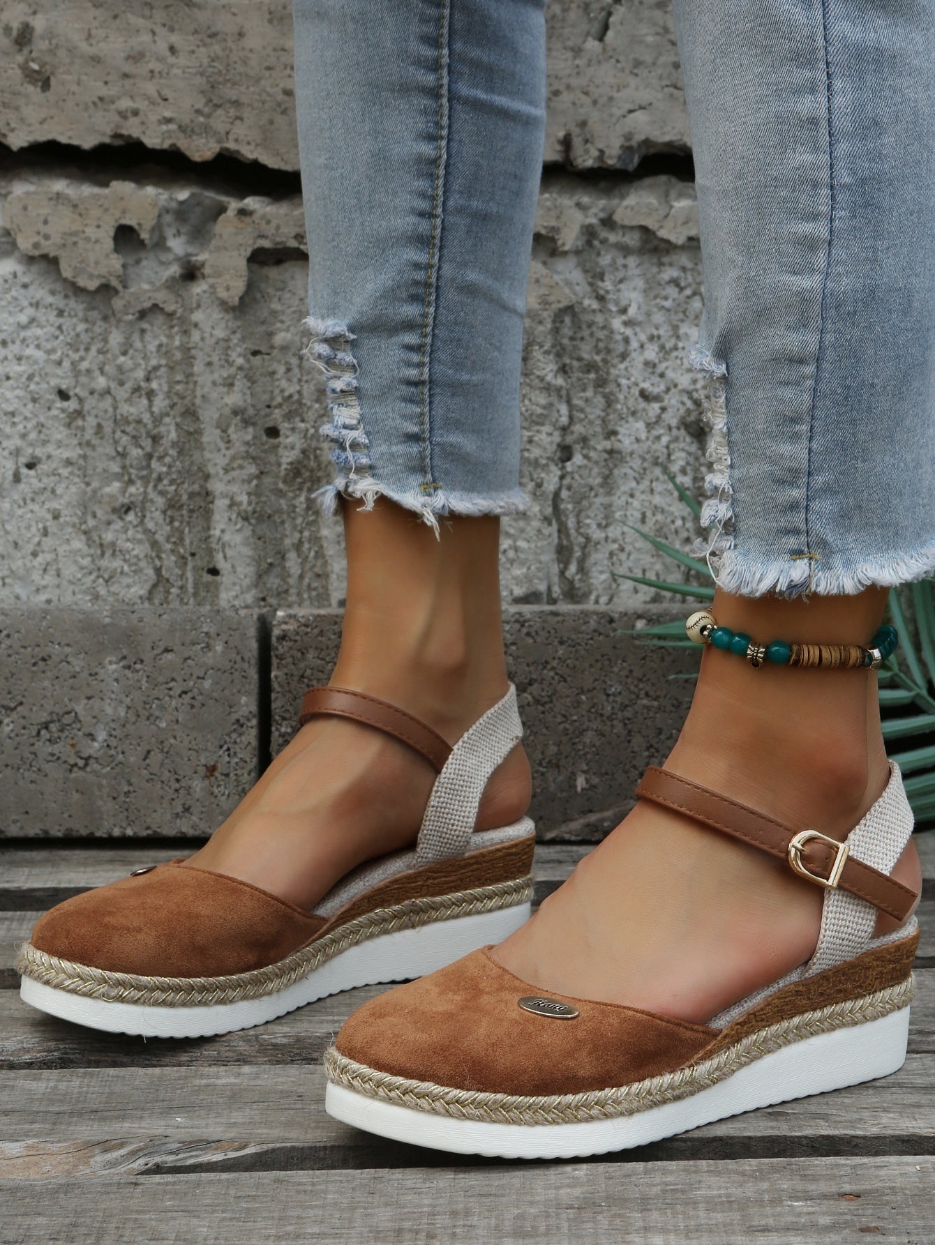 Lucie | Espadrilles de Tacón Cuadrado – Look Bohemio Chic
