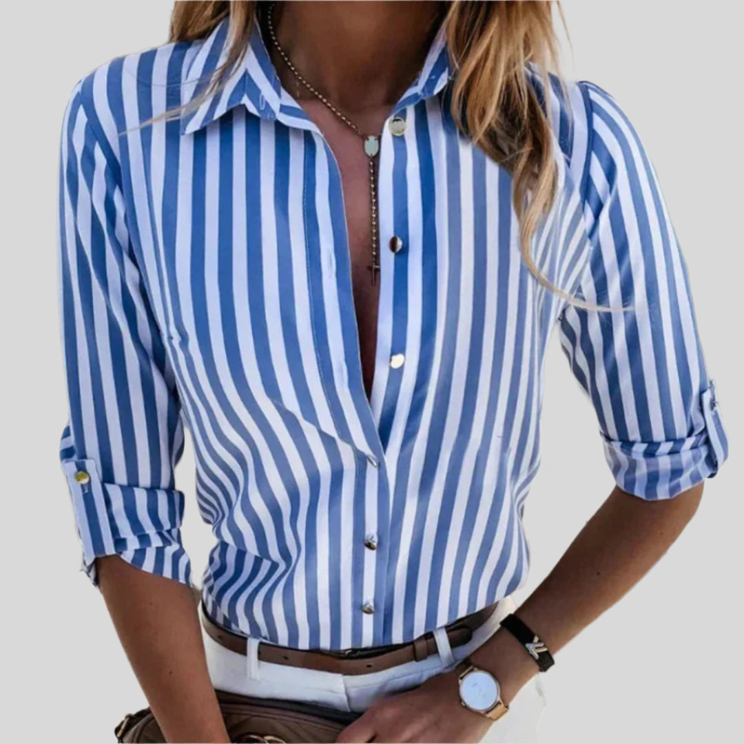 Slimane | Chic and Lightweight Striped Shirt