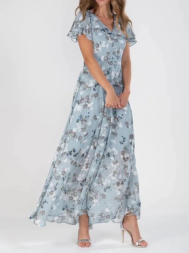 Lénaëlle | Lange Boho-Kleid – Luftiger Stil und schlanke Silhouette