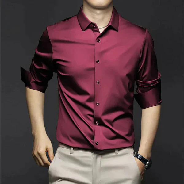 Marius | Camisa Ajustada Hombre – Estilo Chic y Desenfadado