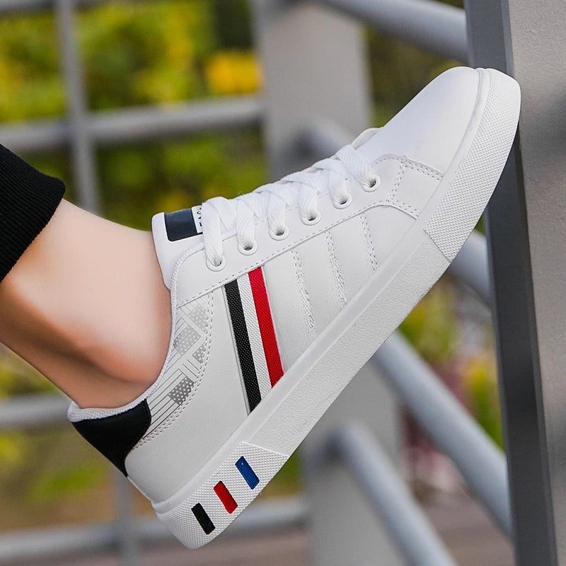 Anis | Hvite Sneakers Herre – Urban og Moderne Stil