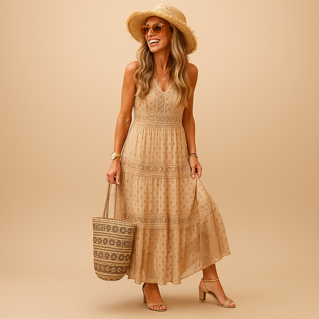 Marcelle | Boho Zomerjurk Voor Vrouwen