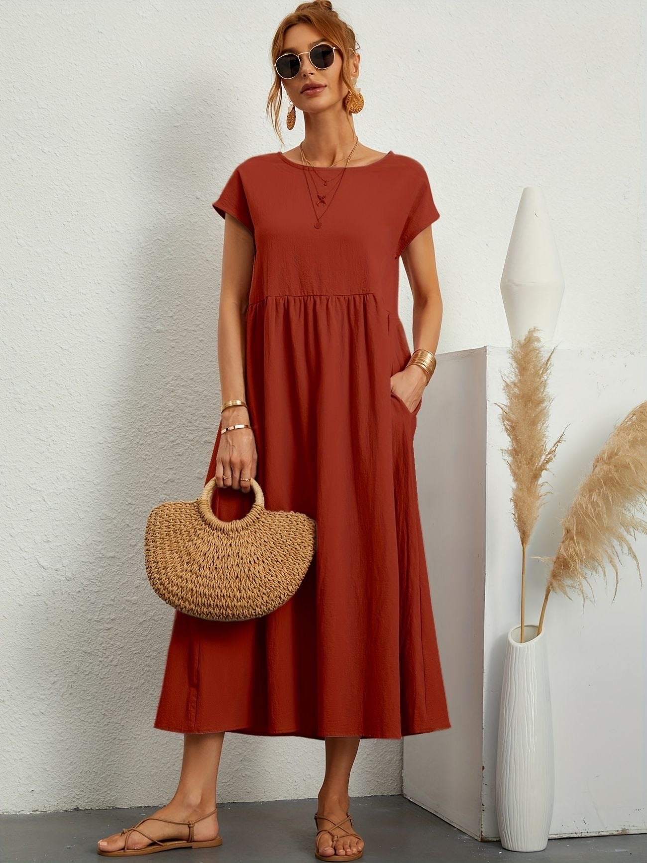 Elsa | Robe Longue Femme Pour Une Élégance Décontractée