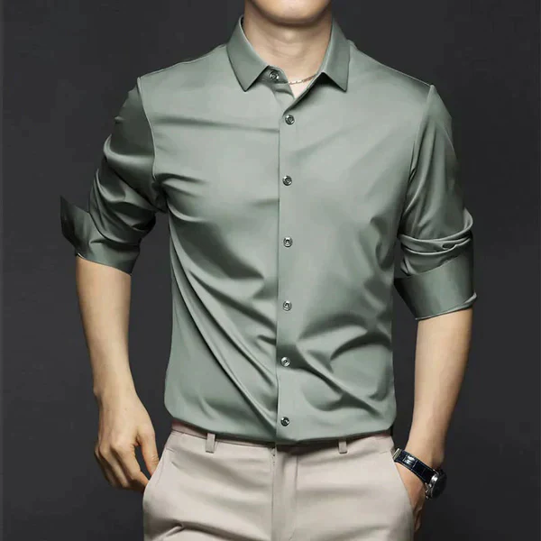 Marius | Camisa Ajustada Hombre – Estilo Chic y Desenfadado