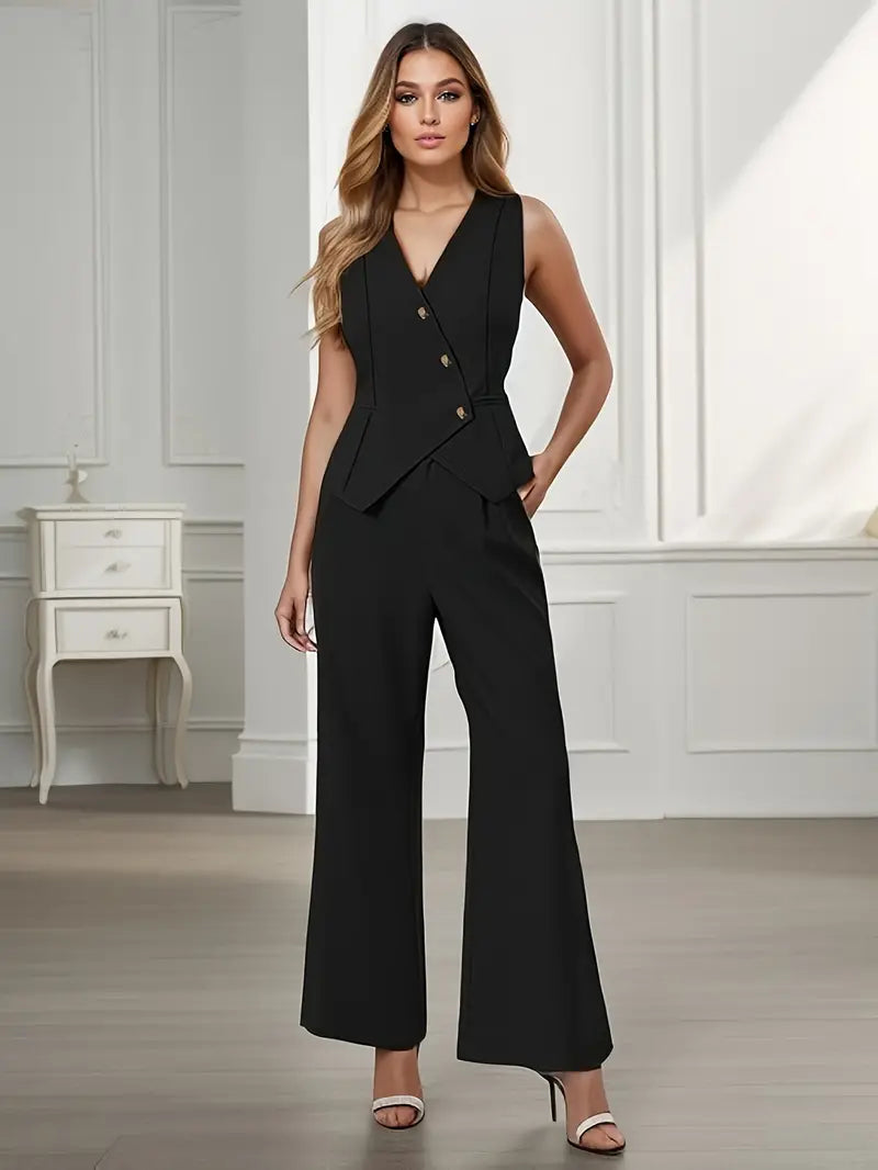 Yelena | Ensemble Sans Manches – Chic Urbain Et Silhouette Affirmée