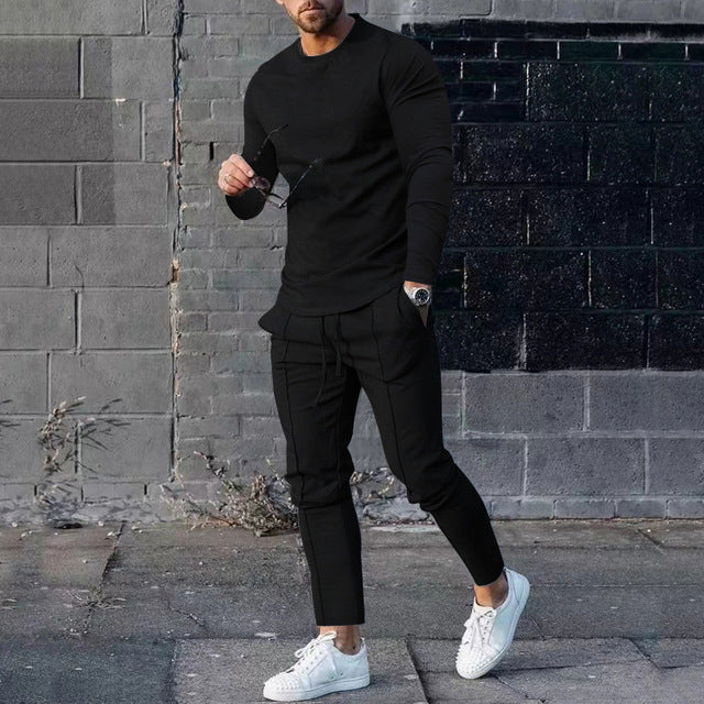 Arnaud | Herre Langermet T-skjorte – Urban og Trendy Stil