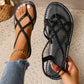 Ruth | Flade Krydsede Sandaler – Simplicitet, Lethed Og Stil 