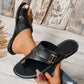 Louise | Sandaler med Kryssrem – Eleganse og Enkelhet for Sommeren 
