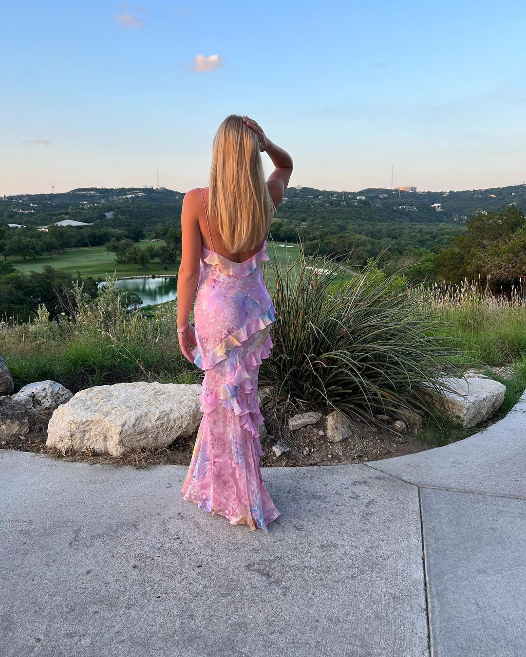 Sophie | Ruffled Maxi Dress – Romantic Elegance and Lightness 