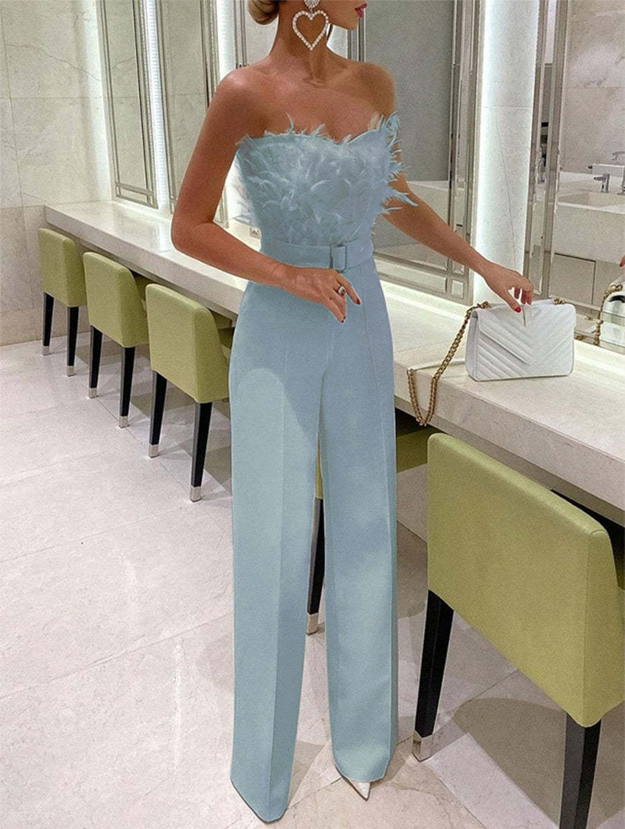 Indira | Elegantní kombinéza s přizpůsobeným topem 