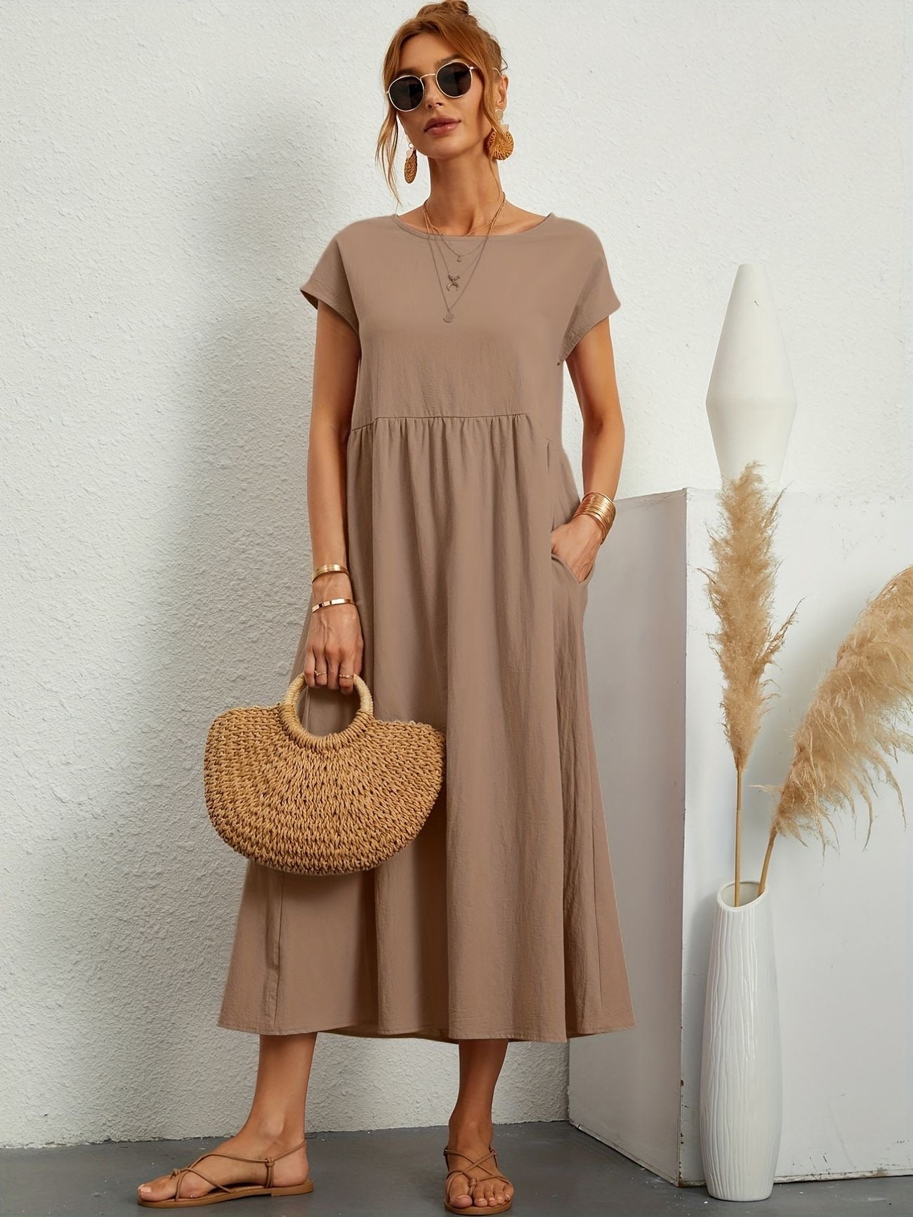 Elsa | Robe Longue Femme Pour Une Élégance Décontractée