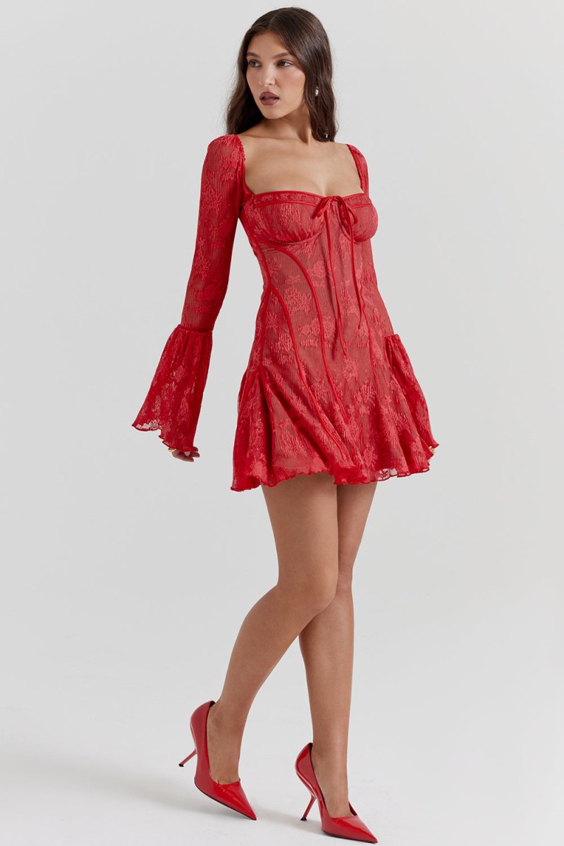 Élina | Vintage pitsikorsetti mekko 