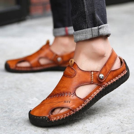 Cesare | Sandali Uomo – Comfort Morbido e Stile Aerato 
