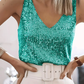Miléna | Top Sans Manches À Sequins