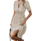 Freja | Vestido Bohemio Chic a Rayas 