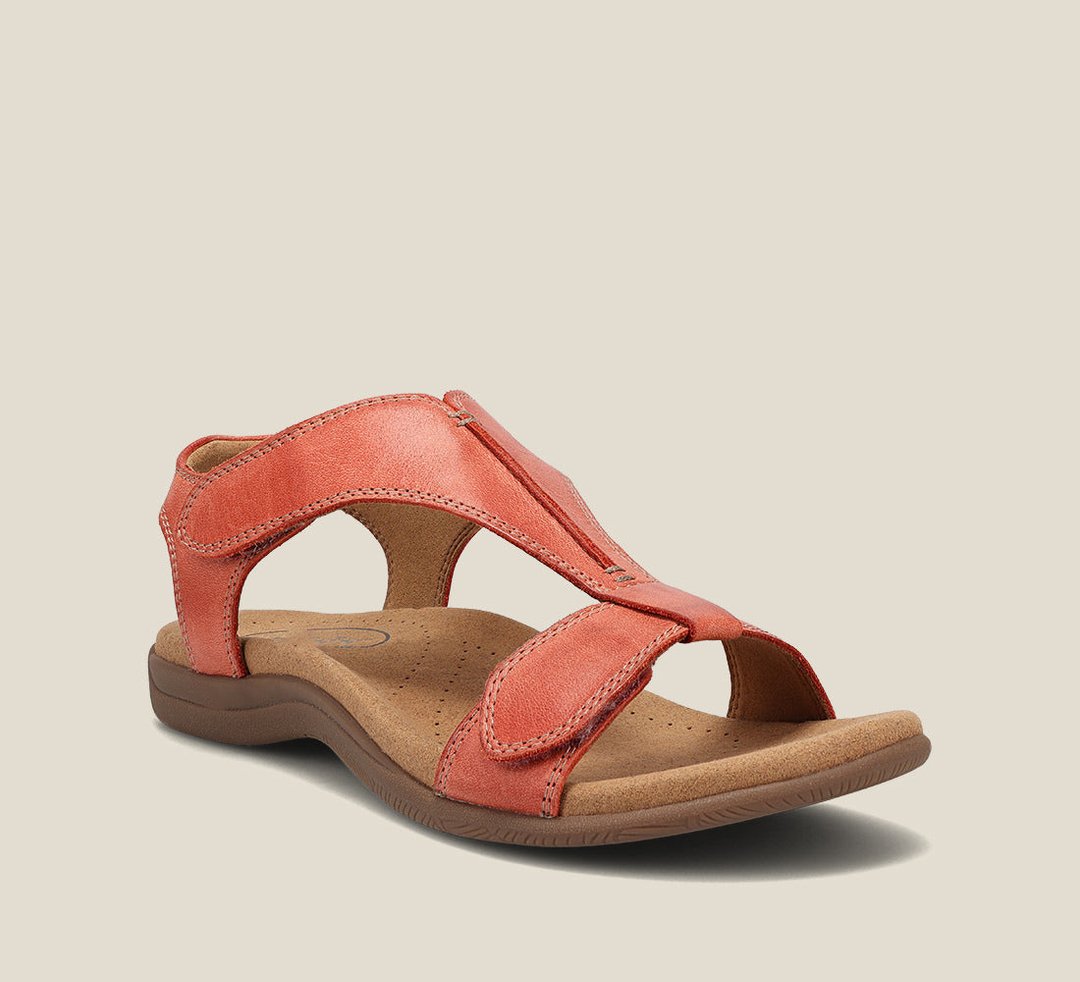 Lina | Sandaler Dam Med Bred Rem – Perfekta För Sommaren 