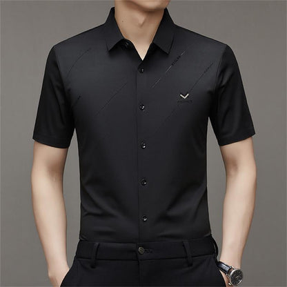 Clément | Premium Fluid Shirt with Satin Finish 