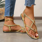 Ruth | Flade Krydsede Sandaler – Simplicitet, Lethed Og Stil 