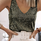 Miléna | Top Sans Manches À Sequins
