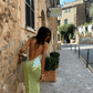 Cendrine | Vestido Brillante Largo – Tirantes Finos y Estilo Chic 