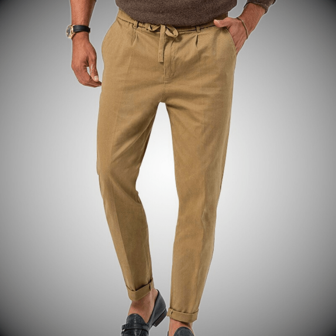 William | Pantalon Bărbați Cu Cordon – Versatil, Relaxat Și Trendy 