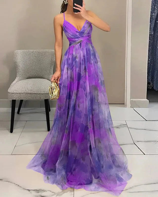 Samira | Dlouhá Letní Šaty – Květinová Čerstvost a Romantický Styl 