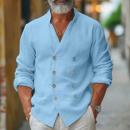Gédéon | Overhemd voor Mannen met Knoopsluiting – Trendy en Elegante Stijl 
