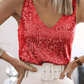 Miléna | Top Sans Manches À Sequins