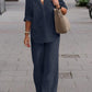 Léana | Elegantní uvolněný outfit – Čisté linie a zaručený komfort 