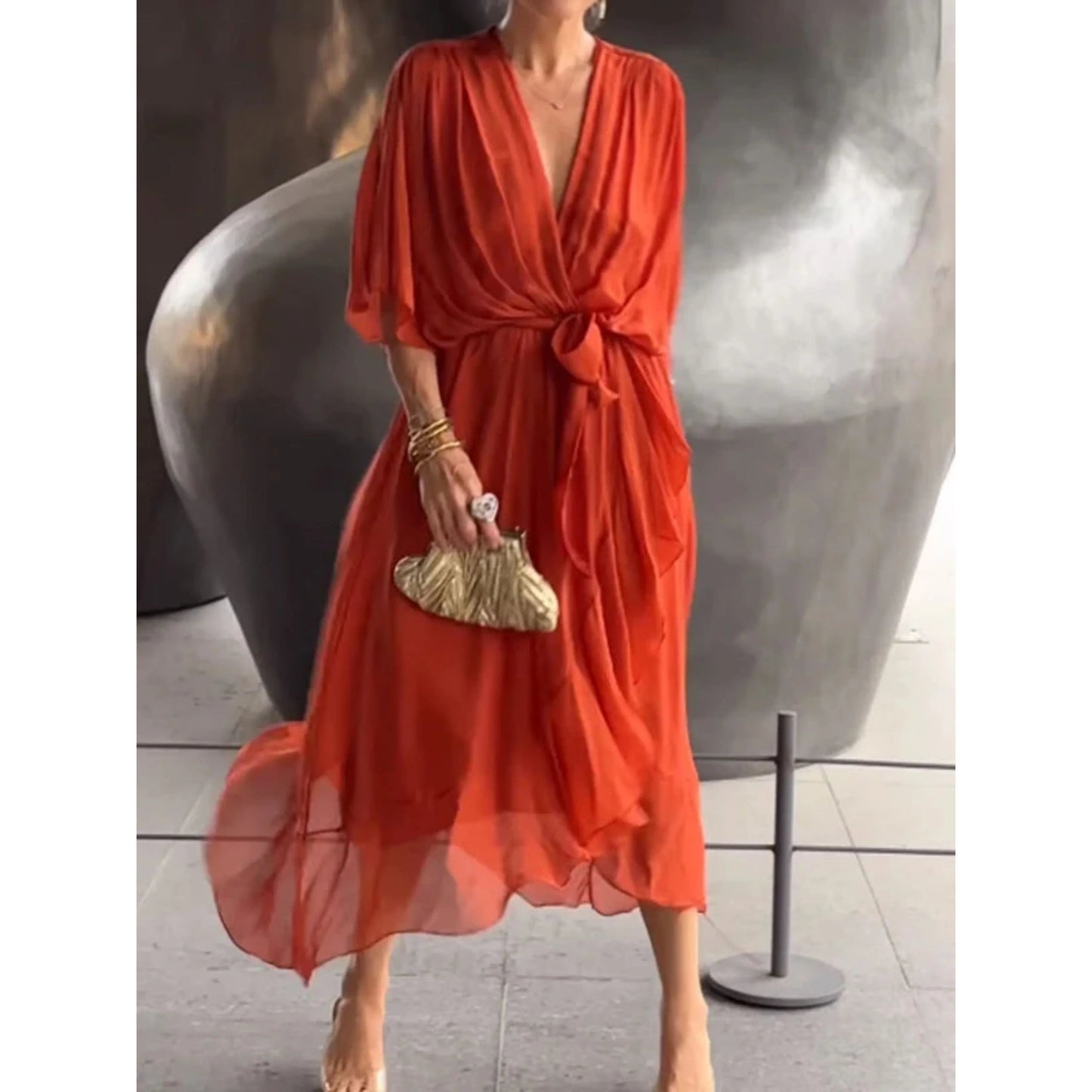 Annabelle | Robe Portefeuille – Coupe Légère Et Fluide