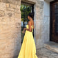 Nadège| Modernes Langkleid – Schlichte Eleganz und fließender Schnitt 