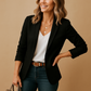 Elise | Farvet blazer med lange ærmer og elegant snit 