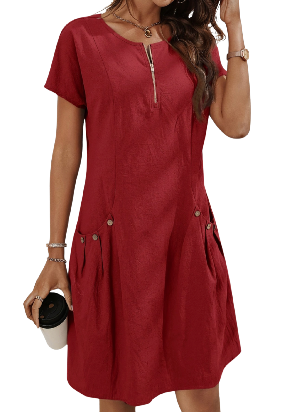 Marie | Lässiges Kleid – Leichtigkeit und moderner Reißverschluss 