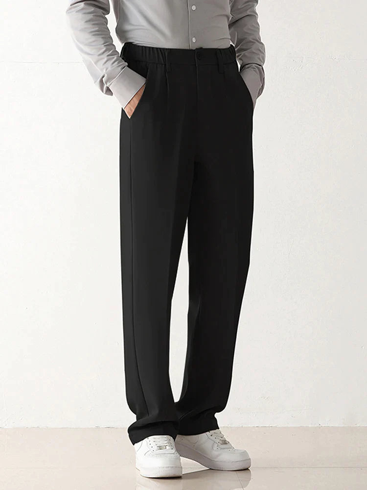 Georges | Casual Suit Pants – Lightweight Draped Fabric and Classic Finish 