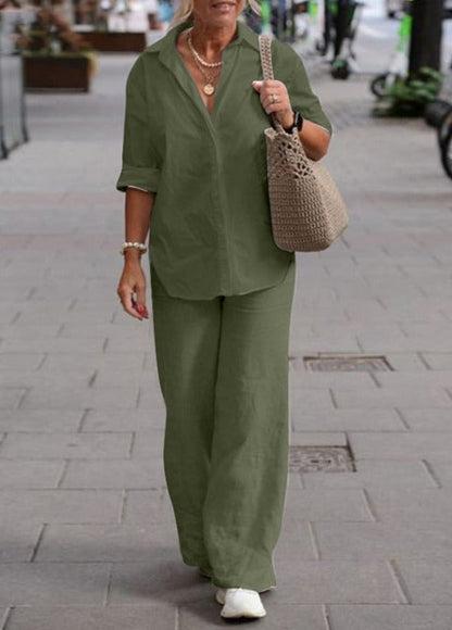Léana | Elegantní uvolněný outfit – Čisté linie a zaručený komfort 