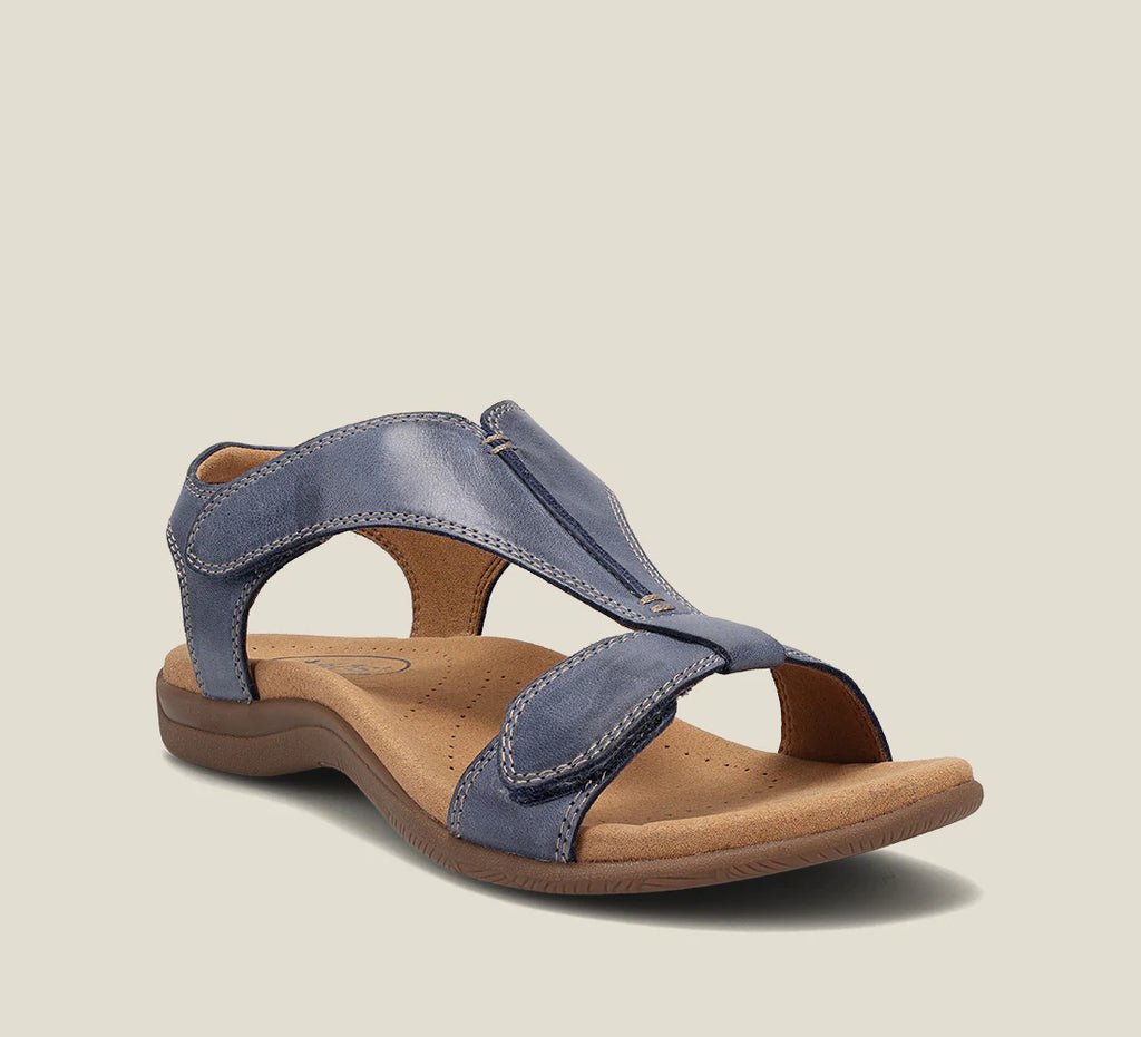 Lina | Sandaler Dam Med Bred Rem – Perfekta För Sommaren 