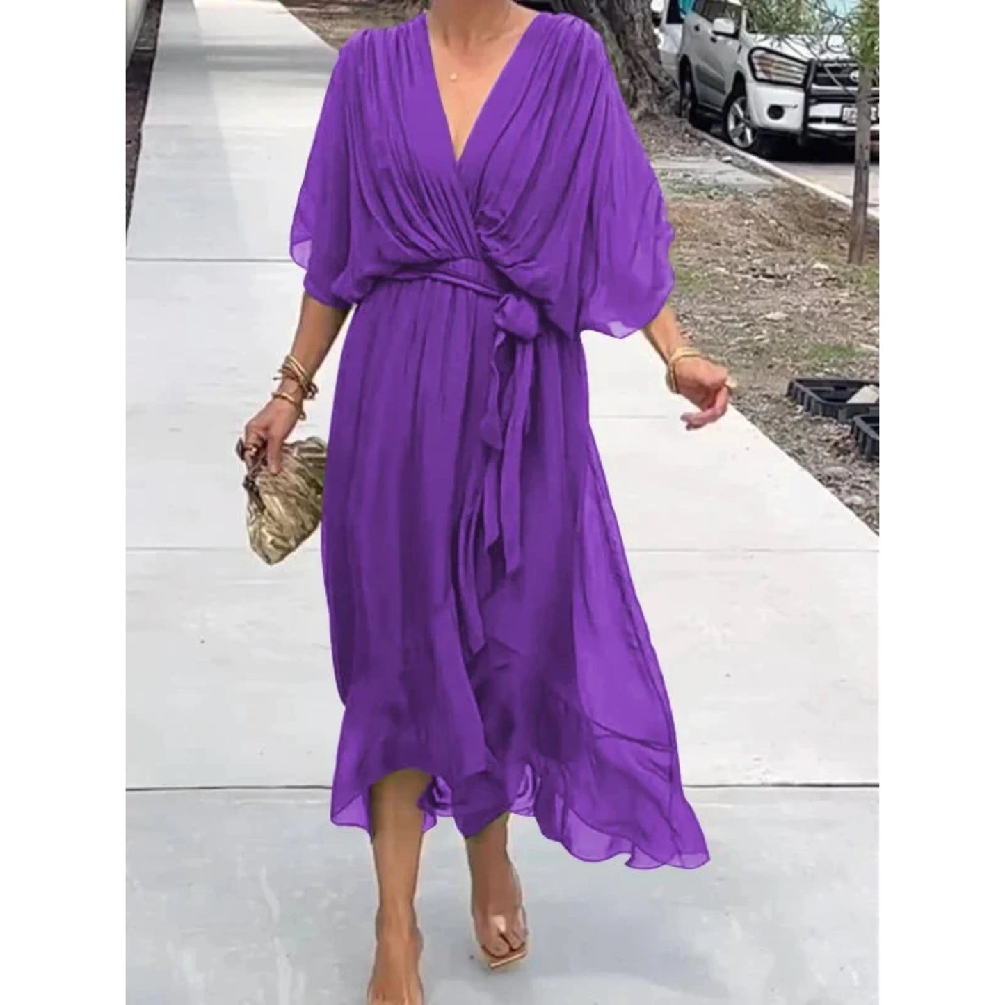 Annabelle | Robe Portefeuille – Coupe Légère Et Fluide