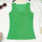 Miléna | Top Sans Manches À Sequins