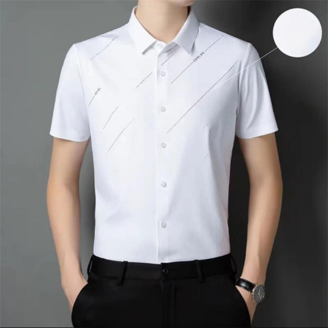 Clément | Premium Fluid Shirt with Satin Finish 