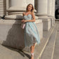 Livia | Midi-Bustierkleid – Strukturierte Eleganz und Weiblichkeit 