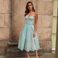 Livia | Midi-Bustierkleid – Strukturierte Eleganz und Weiblichkeit 
