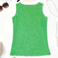 Miléna | Top Sans Manches À Sequins