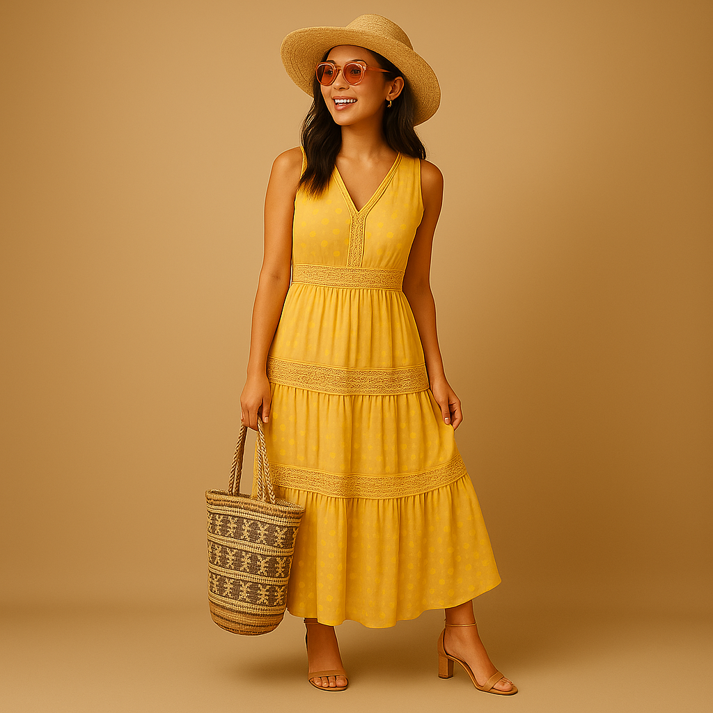 Marcelle | Boho Zomerjurk Voor Vrouwen 