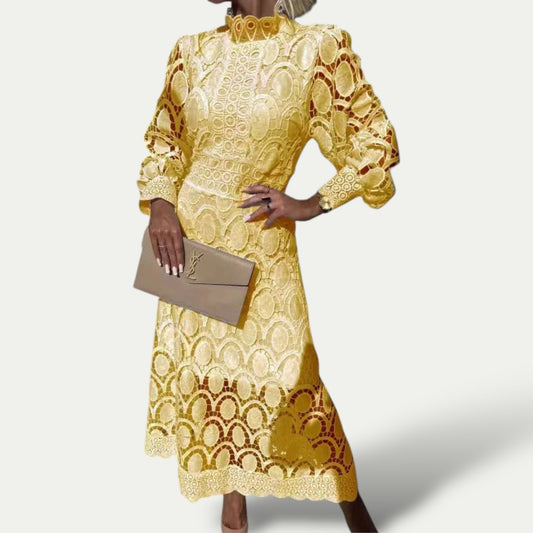 Sabrine | Hienostunut Midi Mekko – Klassinen Eleganssi Ja Kehittynyt Tyyli 