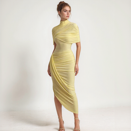 Gloria | Midi Zomerjurk – Flatterende Pasvorm En Lichte Stijl 