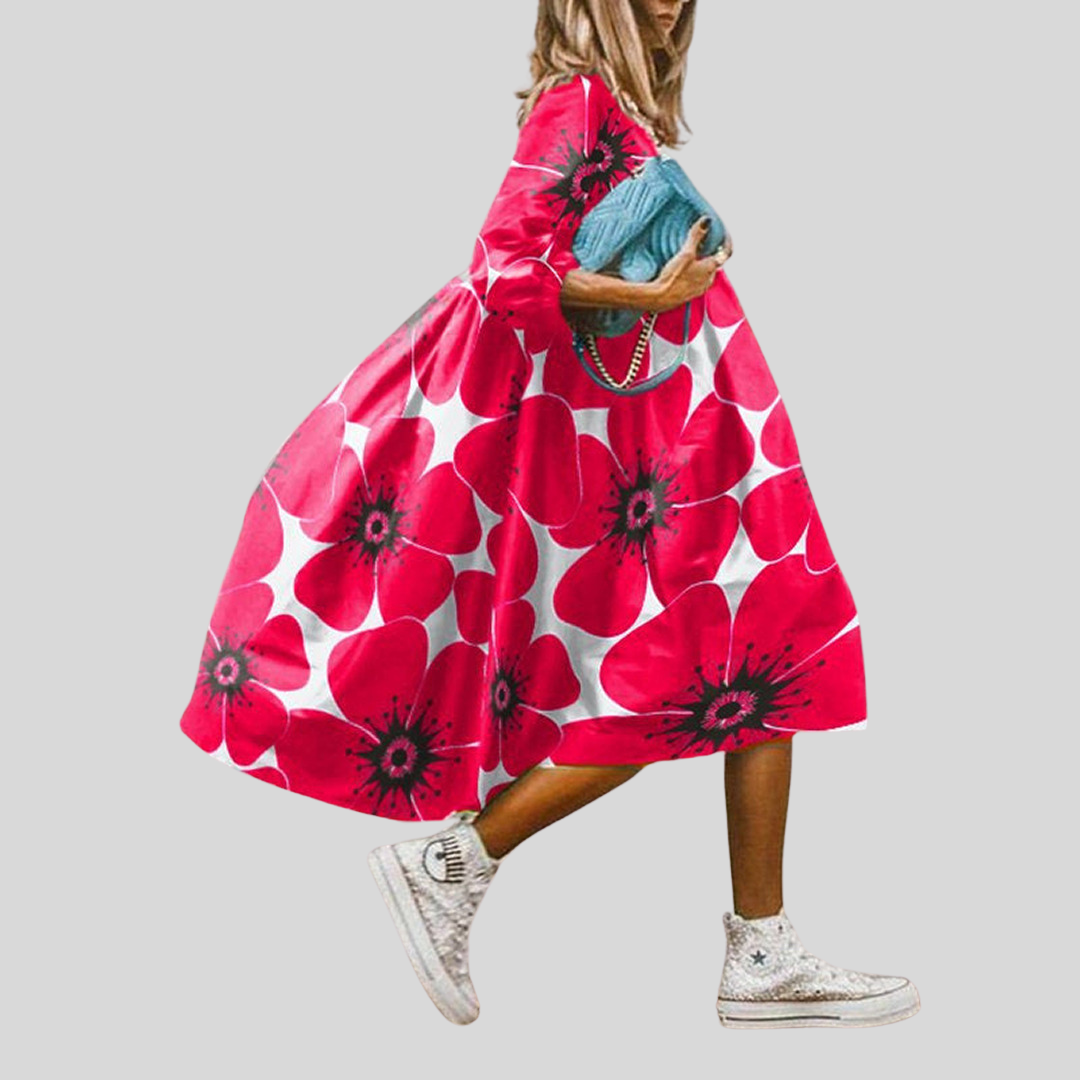Magdalena | Vestido Bohemio Floral Para Mujer 